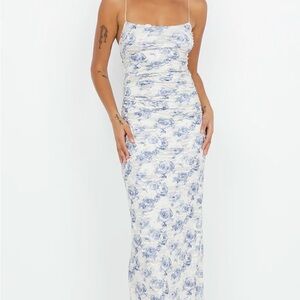bec + bridge RIVA MAXI DRESS PORCELAIN ROSE